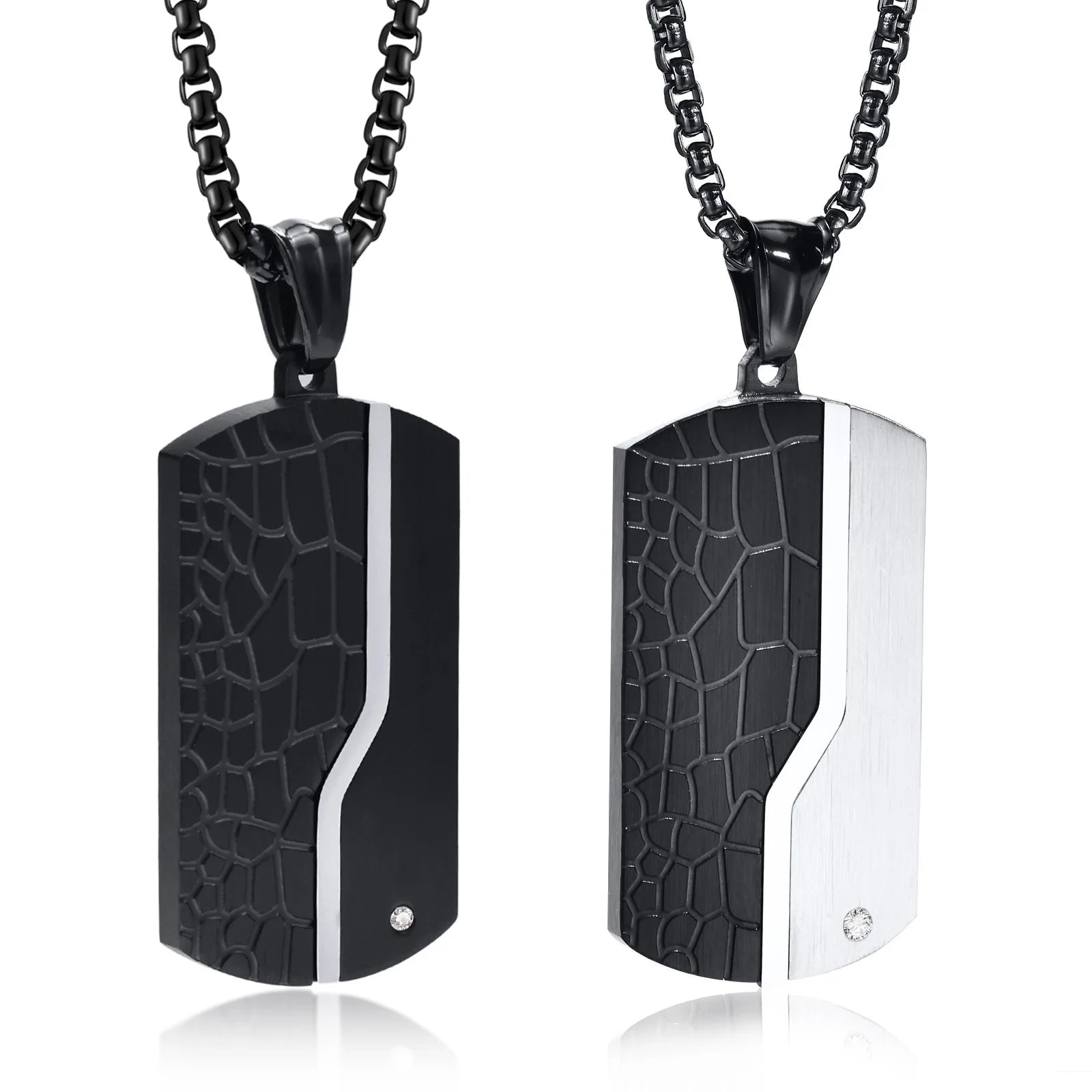 Personalized Style Dog Tag Pendant Necklace - ATLAS 1