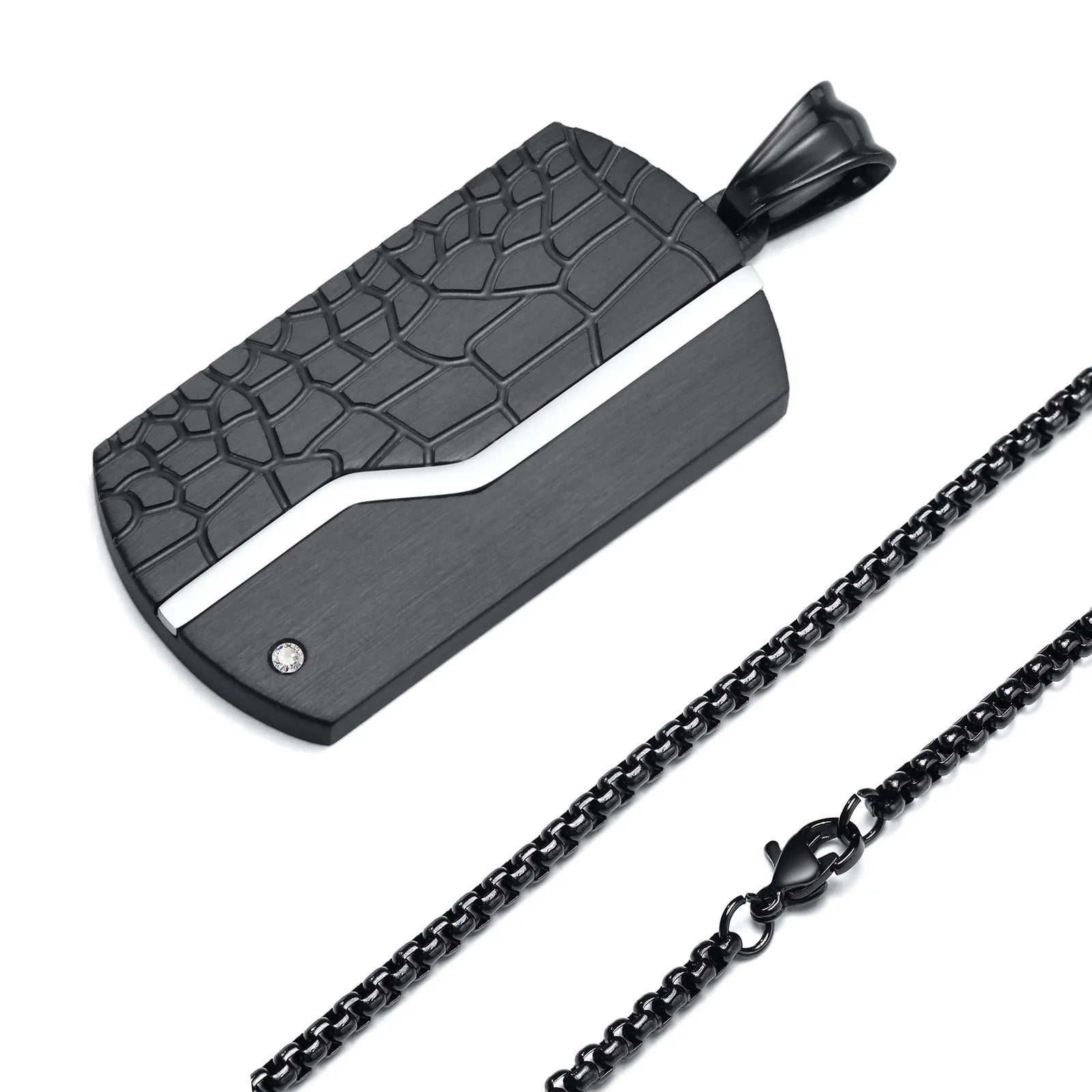 Personalized Style Dog Tag Pendant Necklace - ATLAS 1