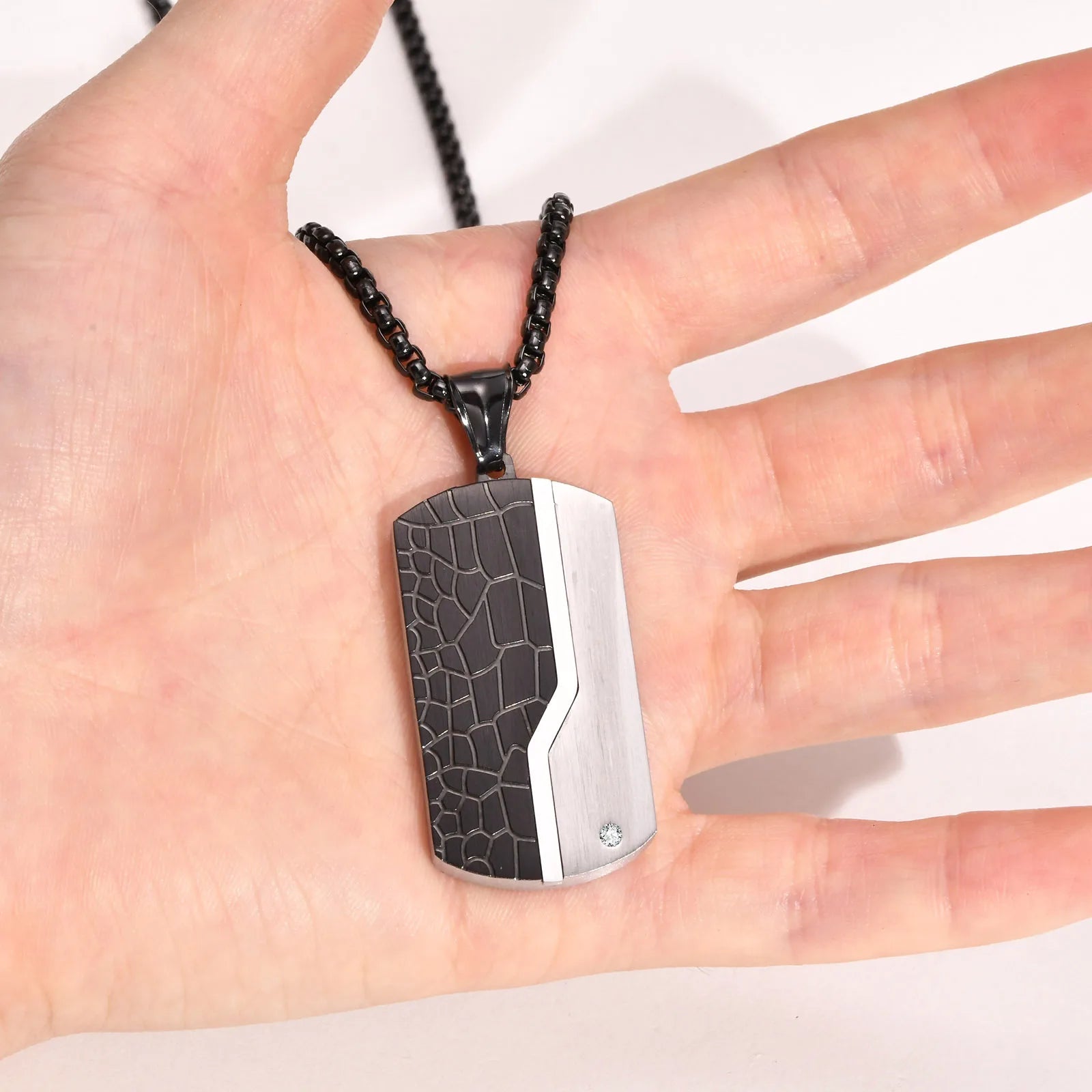 Personalized Style Dog Tag Pendant Necklace - ATLAS 1