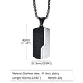 Personalized Style Dog Tag Pendant Necklace - ATLAS 1