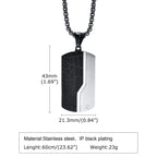 Personalized Style Dog Tag Pendant Necklace - ATLAS 1