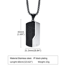 Personalized Style Dog Tag Pendant Necklace - ATLAS 1