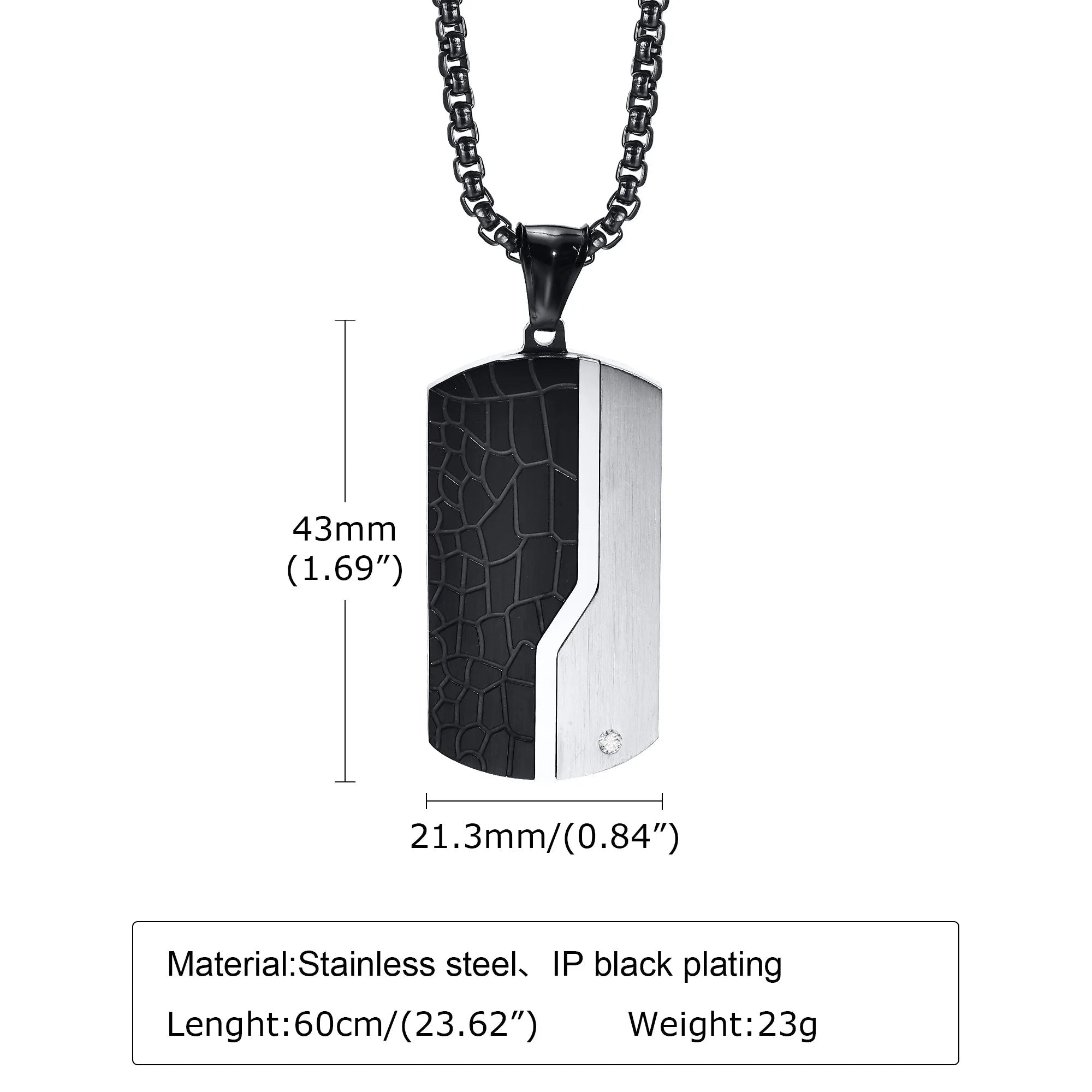Personalized Style Dog Tag Pendant Necklace - ATLAS 1