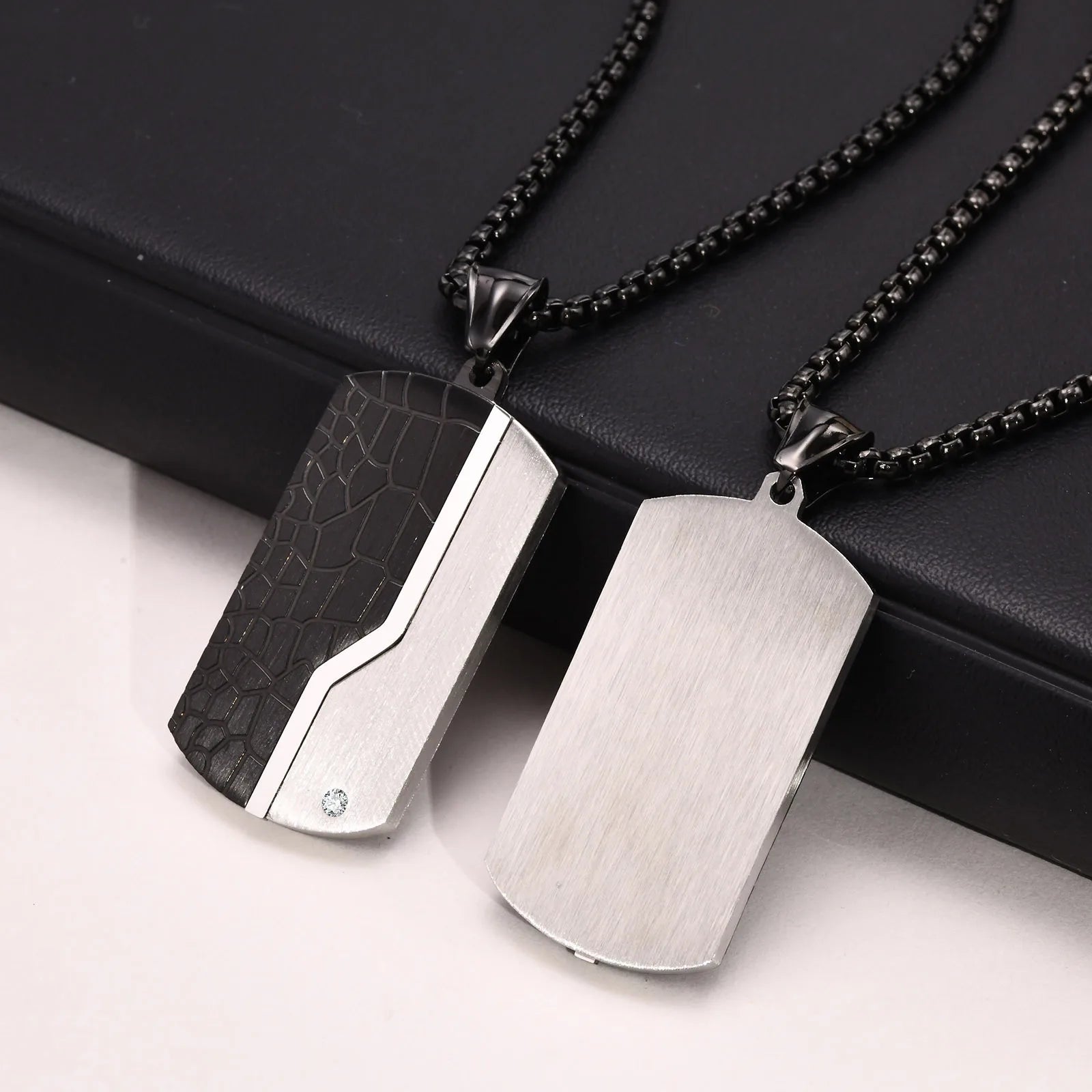 Personalized Style Dog Tag Pendant Necklace - ATLAS 1