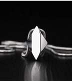 Polished Tungsten Engraved Pendant Chain Necklace - ATLAS 1 - Techwear Store