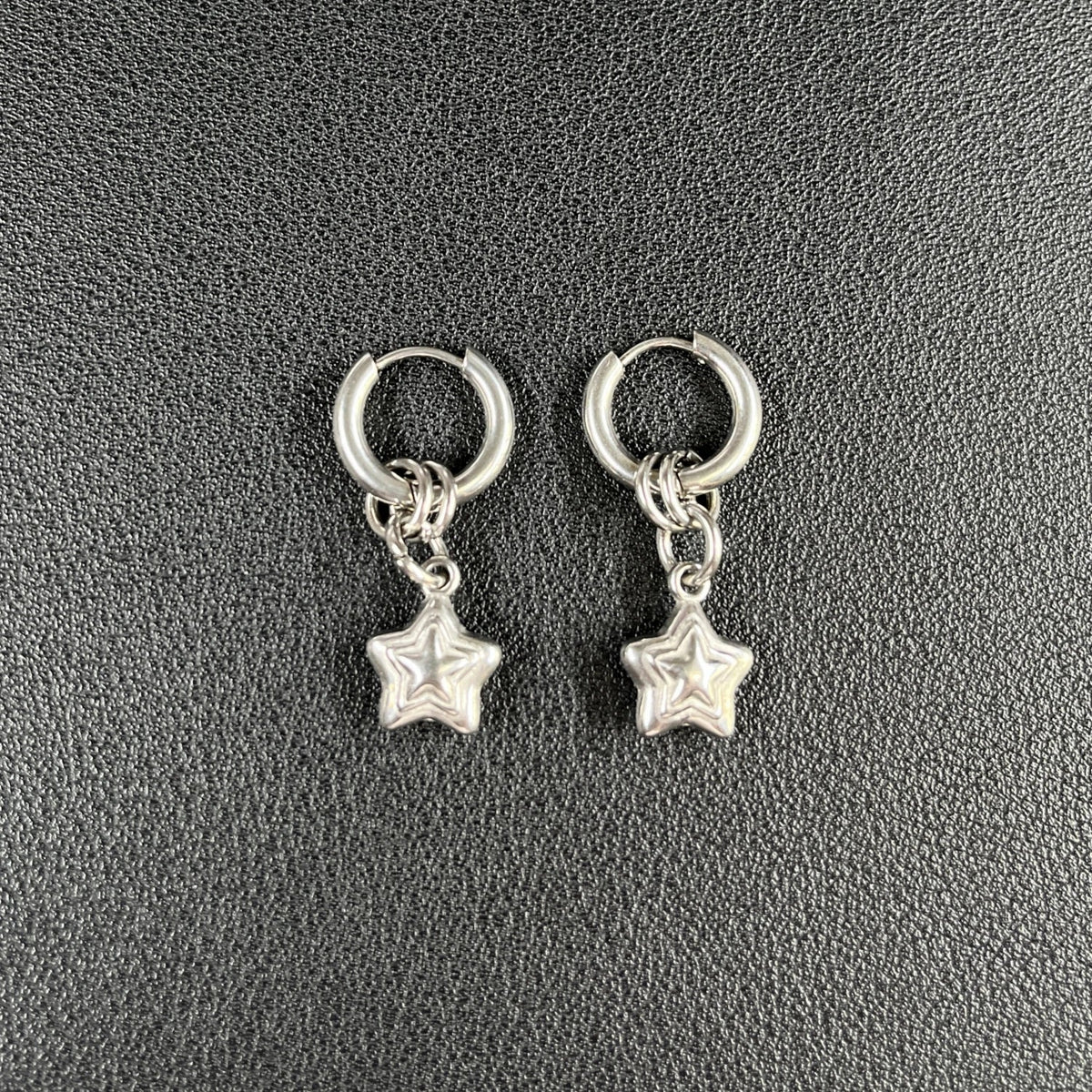 Punk Grunge Rivet Chain Drop Earrings - ATLAS 1