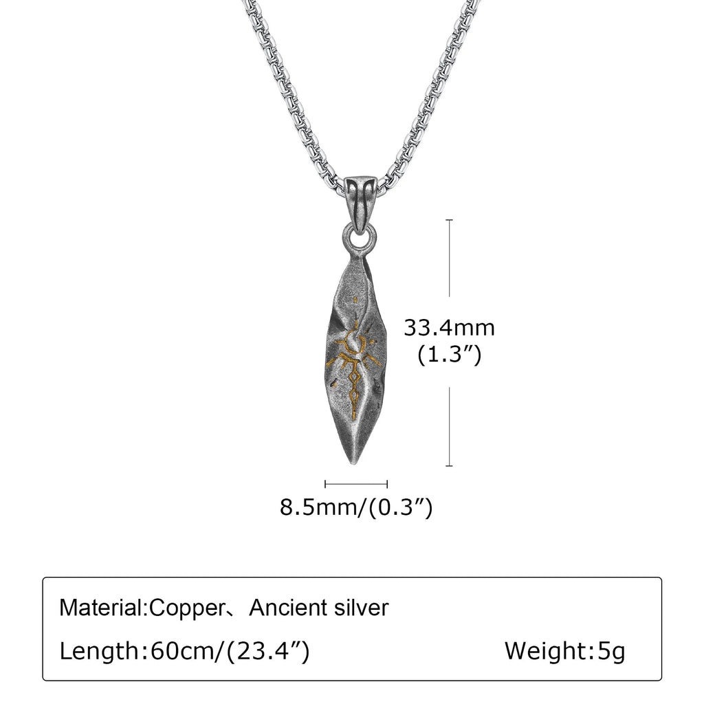 Punk Lion Head Sun Pendant Necklace - ATLAS 1