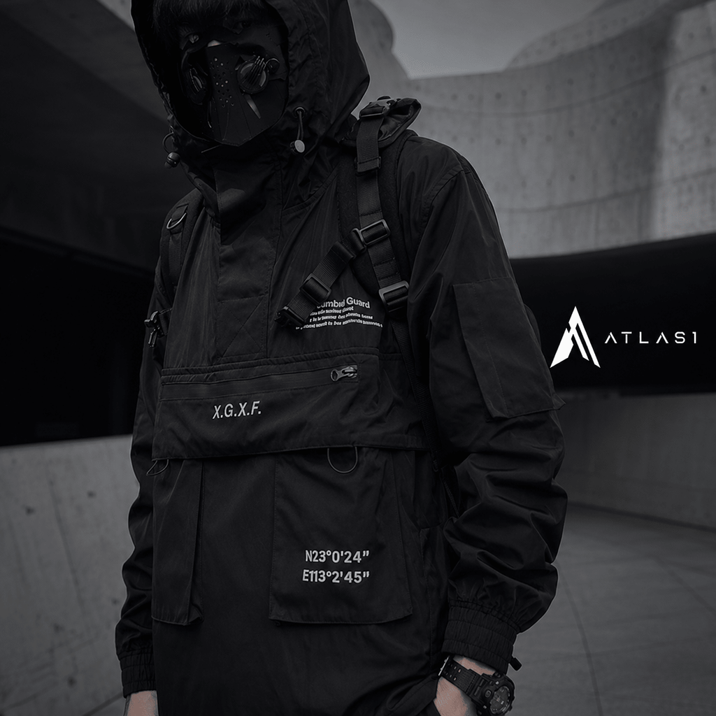Punk Techwear Oversize Hoodies - ATLAS 1