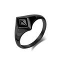 Punk Vintage Rhombus Stainless Steel Ring - ATLAS 1