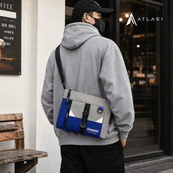 Reflective Detail Techwear Messenger Bag - ATLAS 1