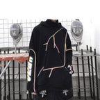 Reflective Lightning Oversized Hoodie - ATLAS 1