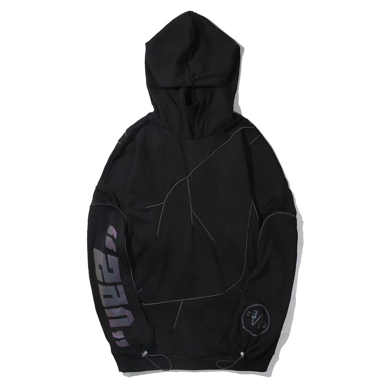 Reflective Lightning Oversized Hoodie - ATLAS 1