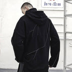 Reflective Lightning Oversized Hoodie - ATLAS 1