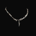 Rivet Pendant Titanium Steel Punk Necklace - ATLAS 1