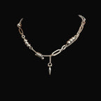 Rivet Pendant Titanium Steel Punk Necklace - ATLAS 1