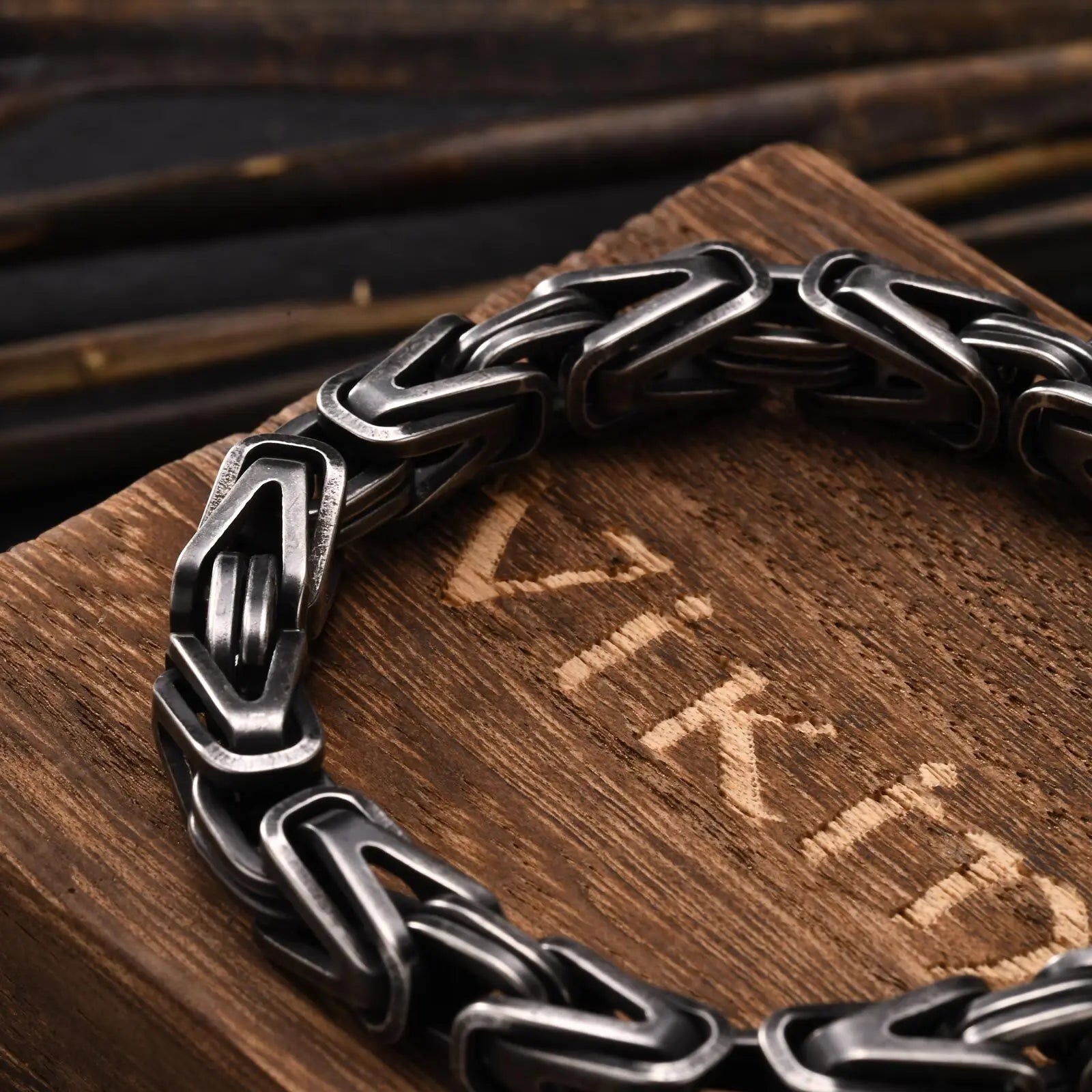 Rock Style Stainless Steel Chain Bracelet - ATLAS 1 - Techwear Store