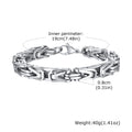Rock Style Stainless Steel Chain Bracelet - ATLAS 1 - Techwear Store