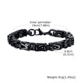 Rock Style Stainless Steel Chain Bracelet - ATLAS 1 - Techwear Store