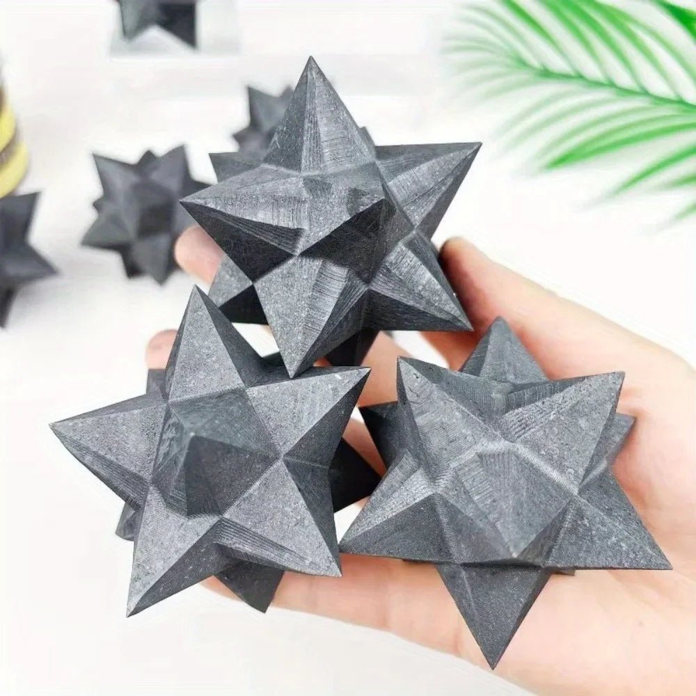 Shungite Merkaba Crystal Boho Home Decor - ATLAS 1 - Techwear Store
