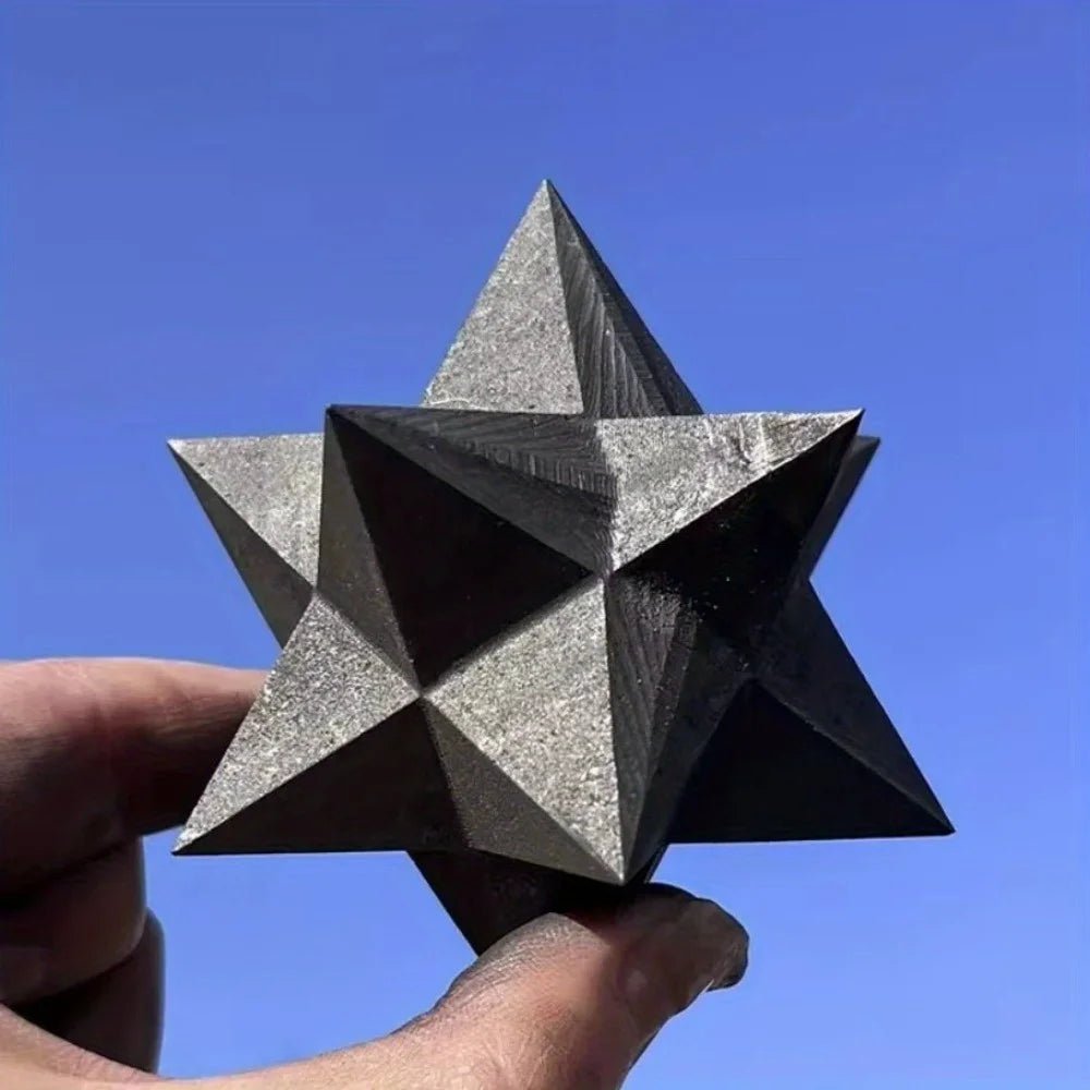 Shungite Merkaba Crystal Boho Home Decor - ATLAS 1 - Techwear Store