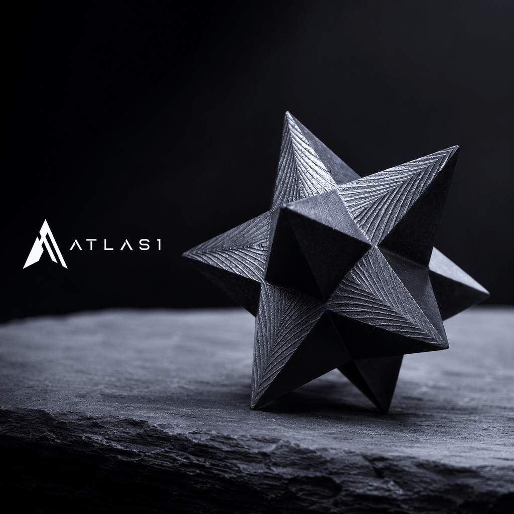 Shungite Merkaba Crystal Boho Home Decor - ATLAS 1