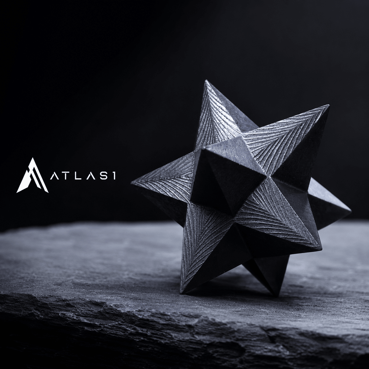 Shungite Merkaba Crystal Boho Home Decor - ATLAS 1