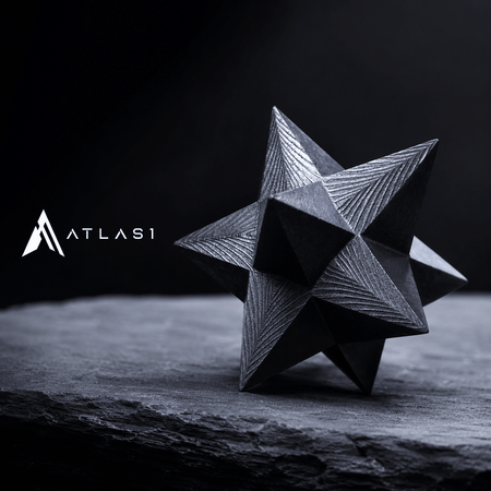 Cristal Merkaba de Shungite Decoración Boho para el Hogar