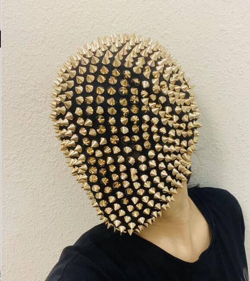 Spikes / Crystals Techwear Full Face Mask - ATLAS 1