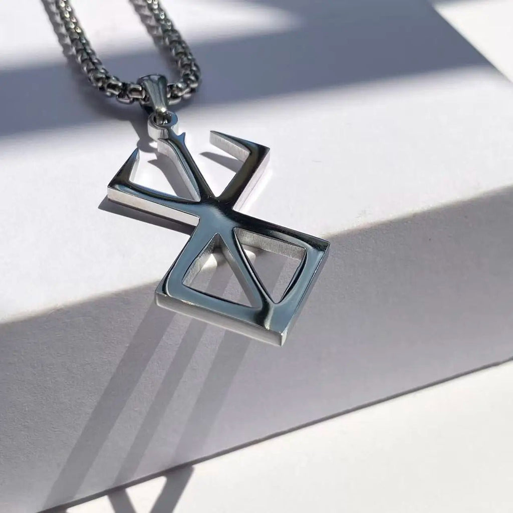 Stainless Steel Berserker Rune Symbol Necklace - ATLAS 1
