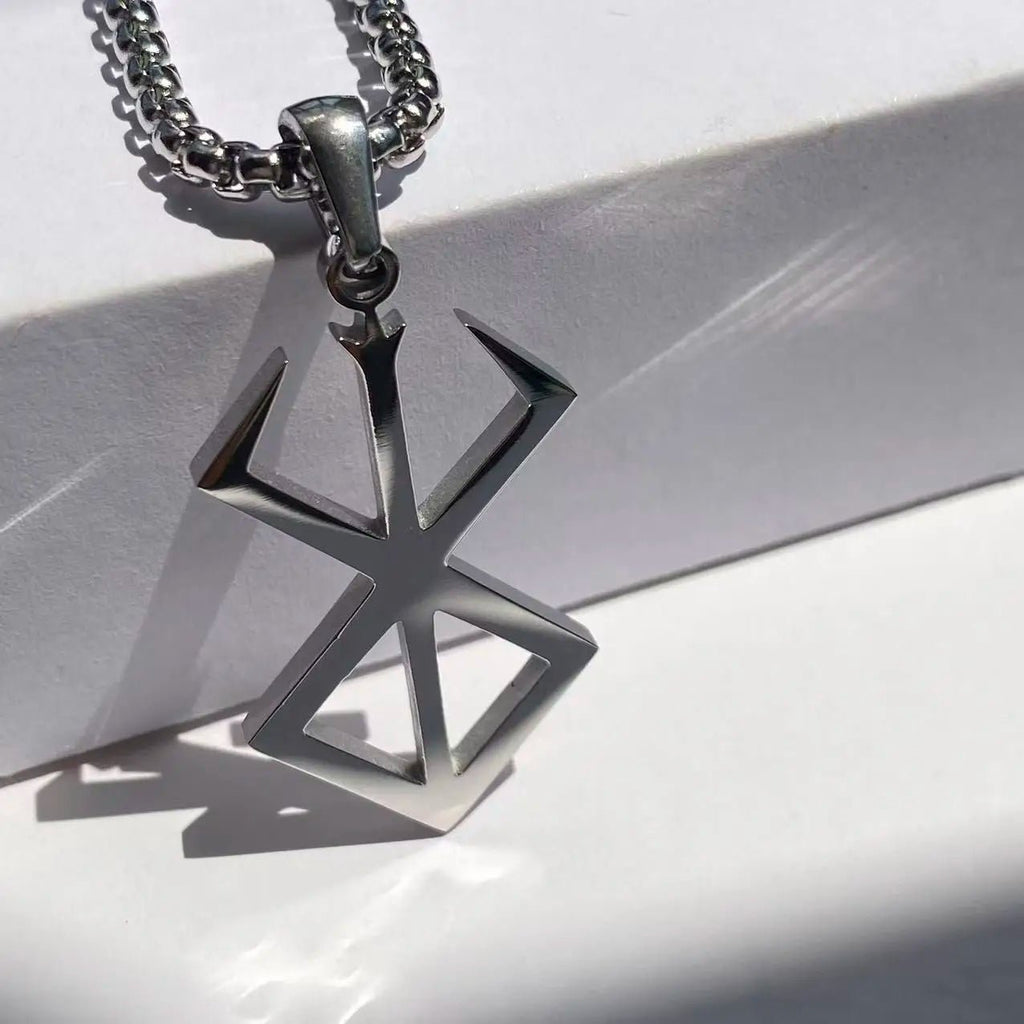 Stainless Steel Berserker Rune Symbol Necklace - ATLAS 1