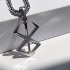 Stainless Steel Berserker Rune Symbol Necklace - ATLAS 1