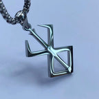 Stainless Steel Berserker Rune Symbol Necklace - ATLAS 1