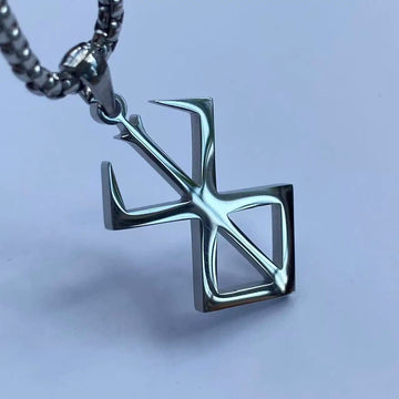 Stainless Steel Berserker Rune Symbol Necklace - ATLAS 1