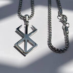 Stainless Steel Berserker Rune Symbol Necklace - ATLAS 1