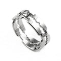 Stainless Steel Razor Blade Punk Finger Ring - ATLAS 1