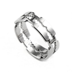 Stainless Steel Razor Blade Punk Finger Ring - ATLAS 1