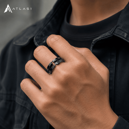 Stainless Steel Razor Blade Punk Finger Ring