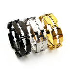 Stainless Steel Razor Blade Punk Finger Ring - ATLAS 1