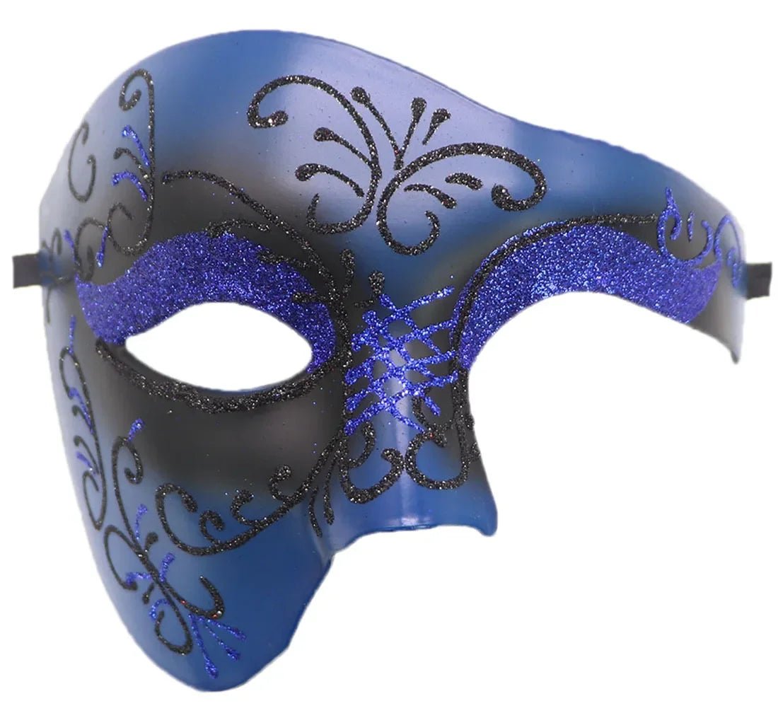 Steampunk Phantom Masquerade Half Face Mask - ATLAS 1 - Techwear Store