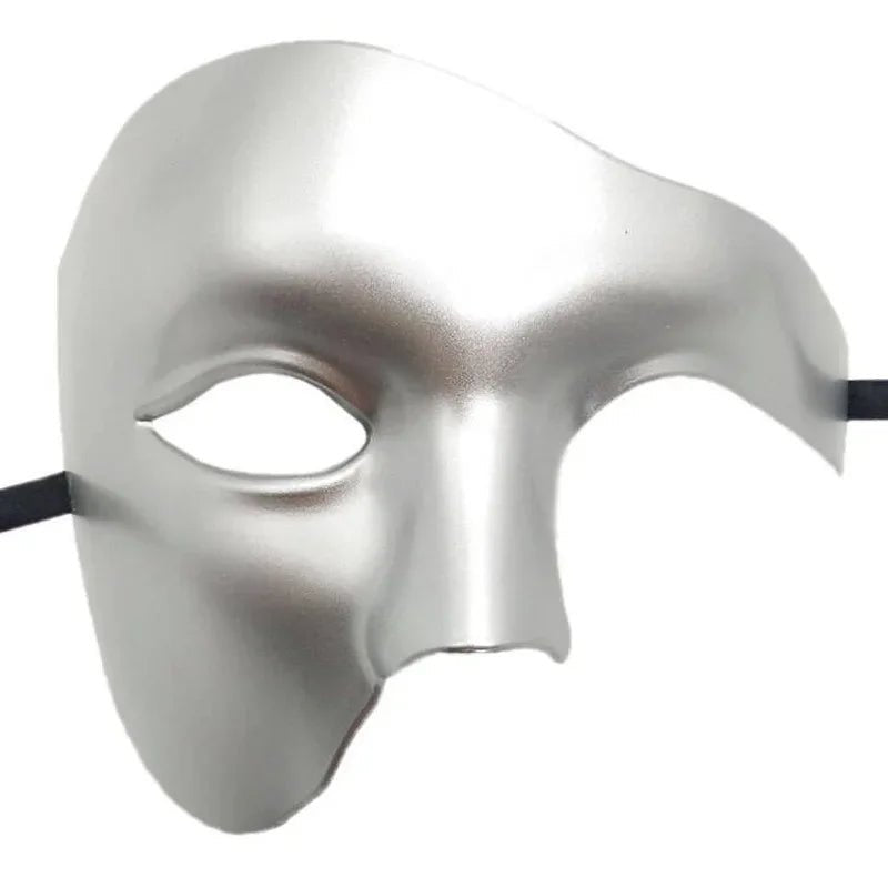 Steampunk Phantom Masquerade Half Face Mask - ATLAS 1 - Techwear Store