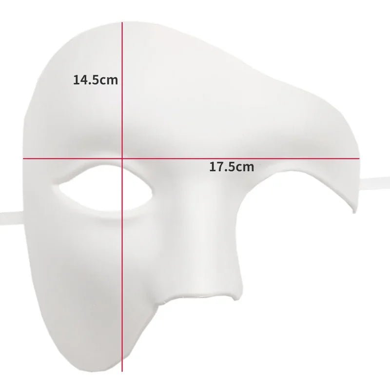 Steampunk Phantom Masquerade Half Face Mask - ATLAS 1 - Techwear Store