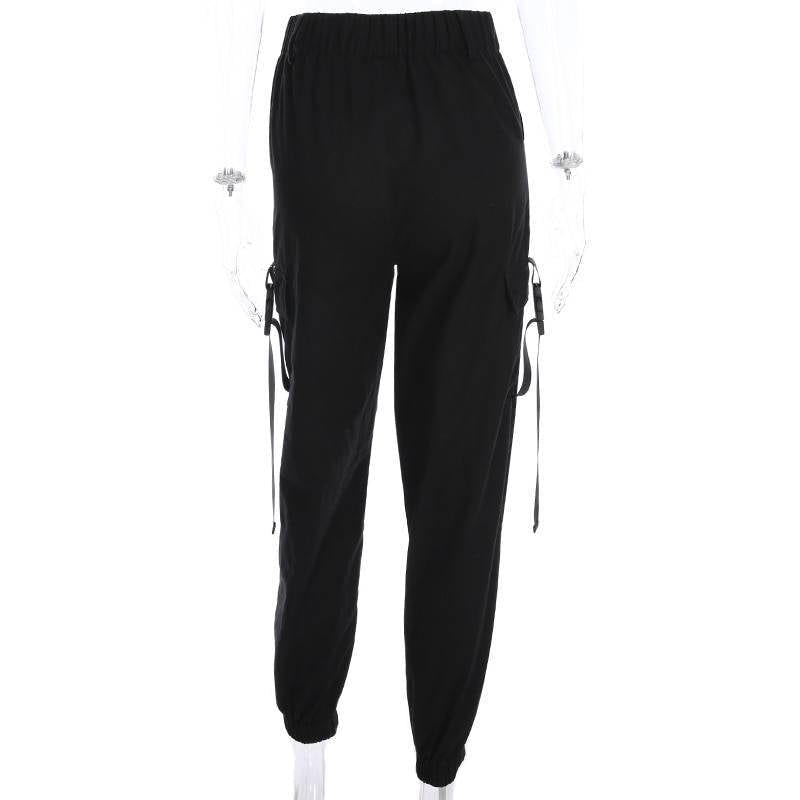 Streetwear Techwear Cargo Pants with Straps for Women - ATLAS 1