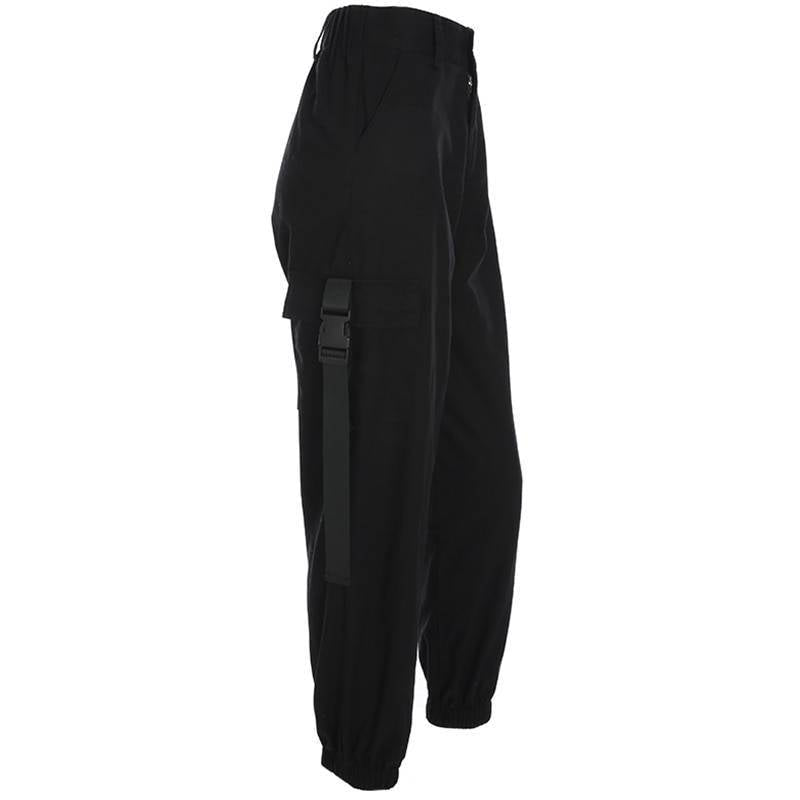 Streetwear Techwear Cargo Pants with Straps for Women - ATLAS 1