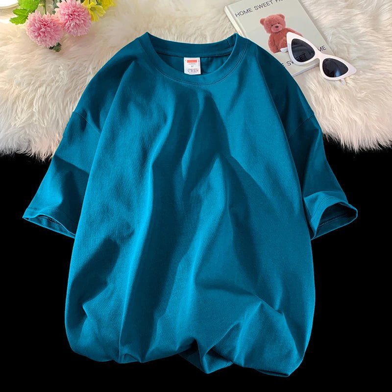 Summer Oversized Cotton Streetwear Tee Men - ATLAS 1 - Techwear Store