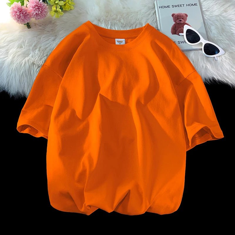 Summer Oversized Cotton Streetwear Tee Men - ATLAS 1 - Techwear Store
