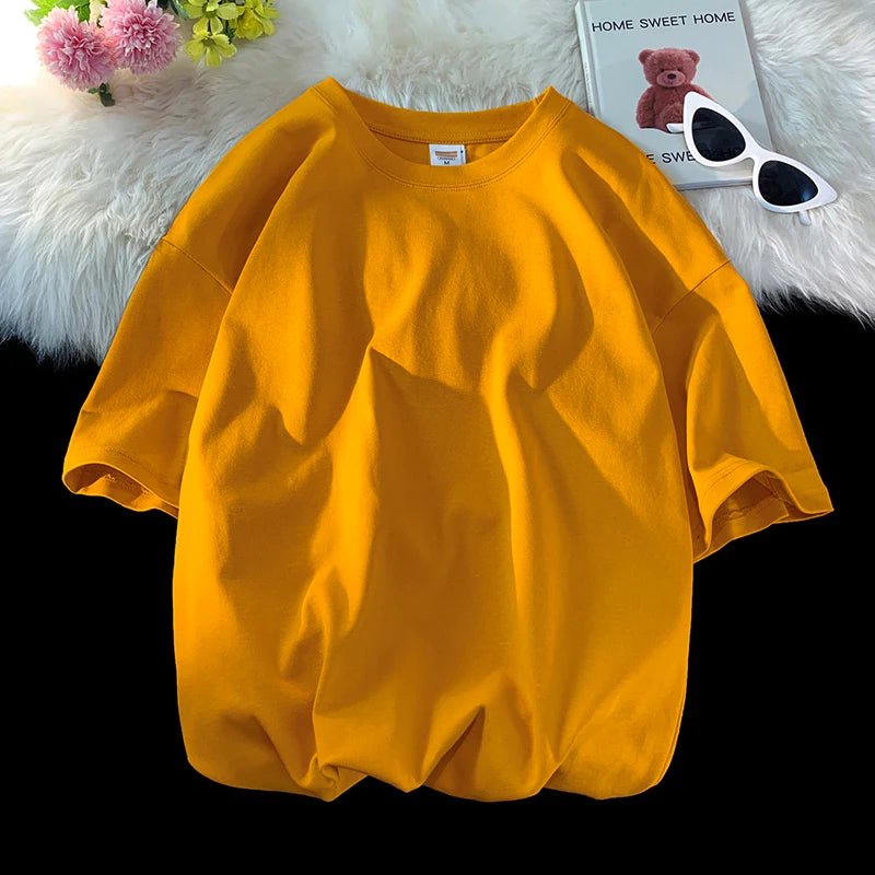 Summer Oversized Cotton Streetwear Tee Men - ATLAS 1 - Techwear Store