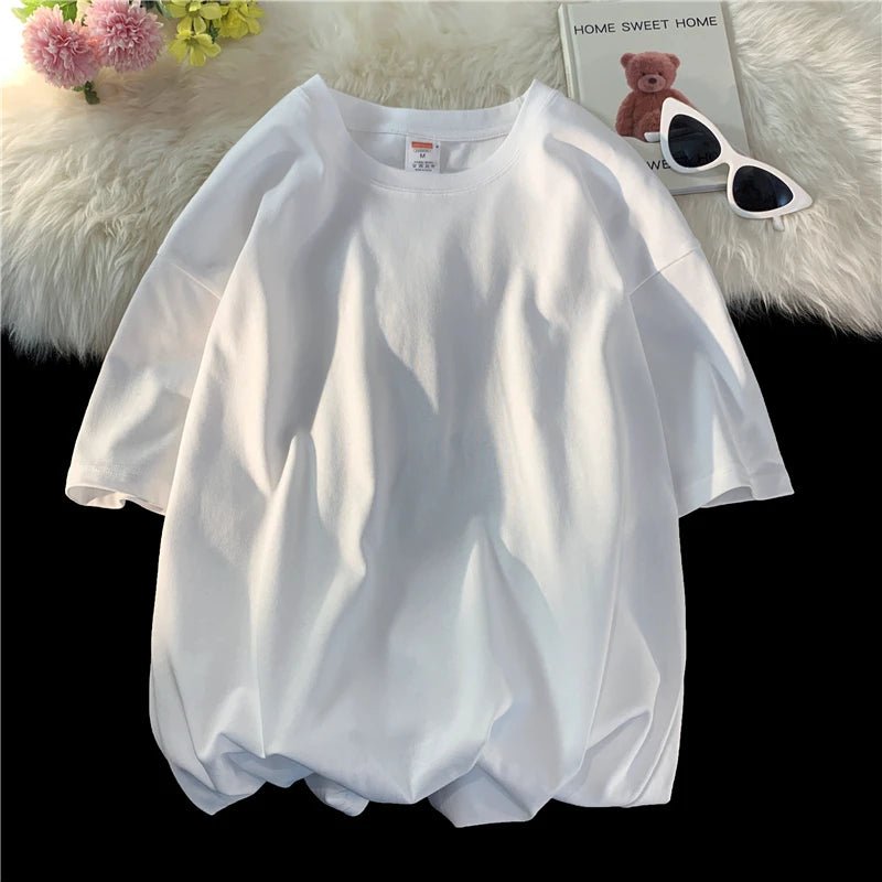 Summer Oversized Cotton Streetwear Tee Men - ATLAS 1 - Techwear Store