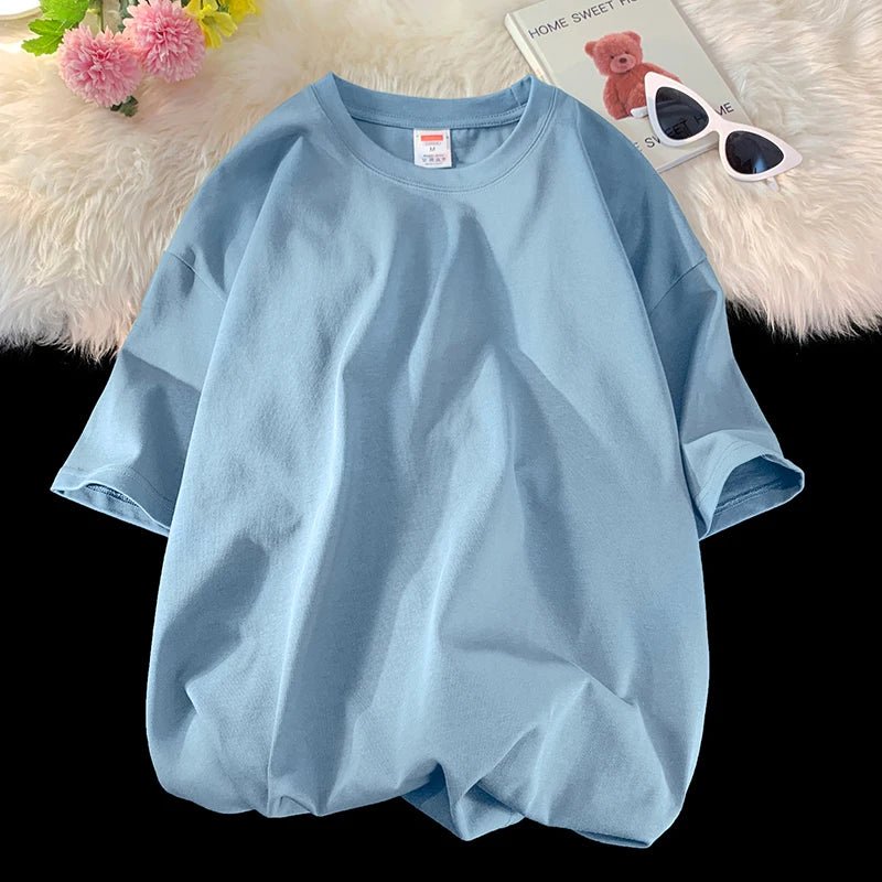 Summer Oversized Cotton Streetwear Tee Men - ATLAS 1 - Techwear Store