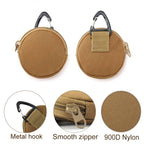 Tactical Round Wallet with Carabiner - ATLAS 1