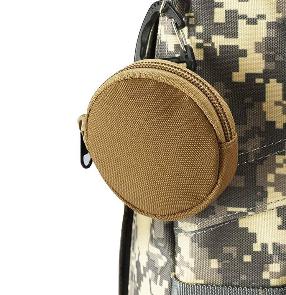 Tactical Round Wallet with Carabiner - ATLAS 1